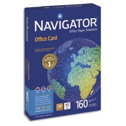 NAVIGATOR Ramette 250 feuilles papier extra Blanc Navigator Office Card A3 160G CIE 169