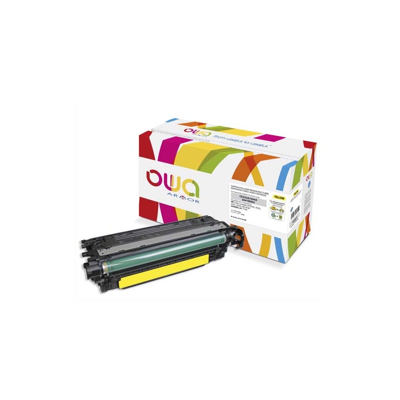 OWA Cartouche compatible Laser Jaune HP CE252A K15167OW