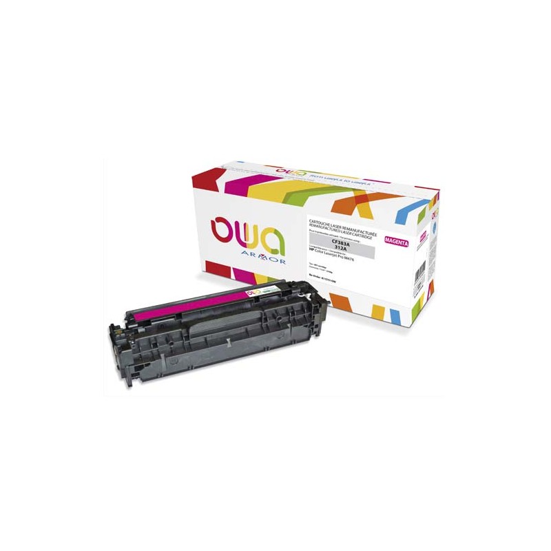 OWA Cartouche compatible Laser Magenta HP CF383A K15751OW