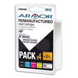 ARMOR Pack Jet d'encre compatible HP N°364XL BCMY B10232R1