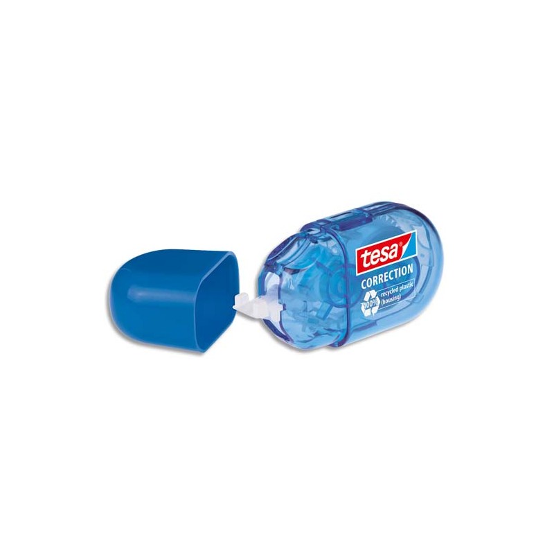 TESA mini roller correction facile, nette et précise Bleu ecologo 6Mx5mm