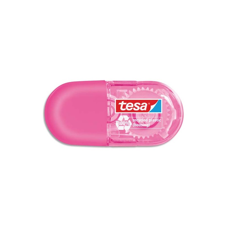 TESA mini roller correction facile, nette et précise Rose ecologo 6Mx5mm 59815