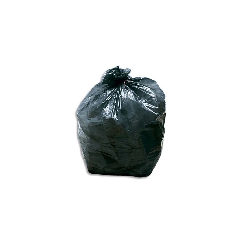 Boîte de 200 sacs poubelles basse densité 110 litres Noir 35 microns