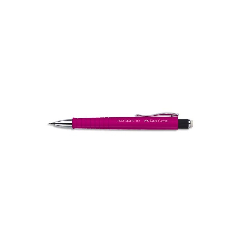 FABER CASTELL Porte-mine POLY MATIC 0,7mm. Corps Rose