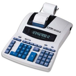 IBICO Calculatrice imprimante de bureau professionnelle 12 chiffres 1232X IB404108
