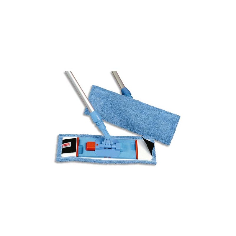 RUBBERMAID Frange microfibre Bleu pour support BU400 utilisation à sec - Format : L40 x P10 cm
