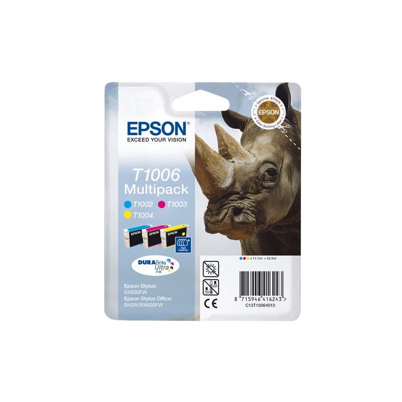 EPSON Multipack 3 couleurs C13T10064010
