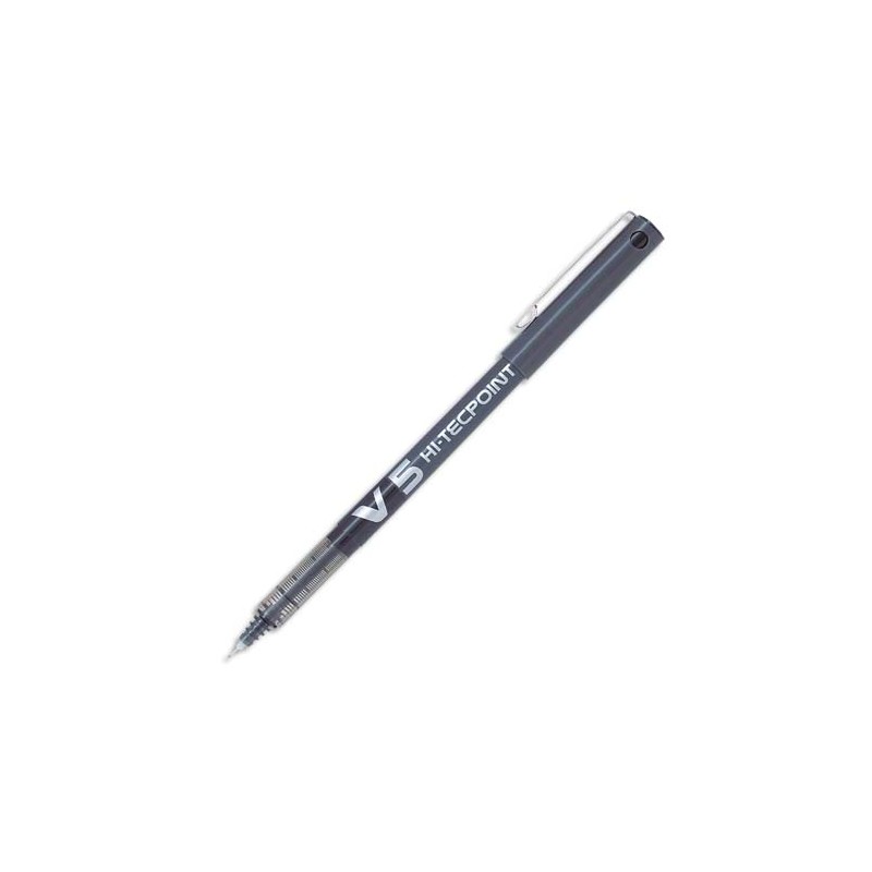 PILOT Stylo Roller pointe tubulaire 0,5 mm encre liquide Noire HI-TECPOINT BX-V5