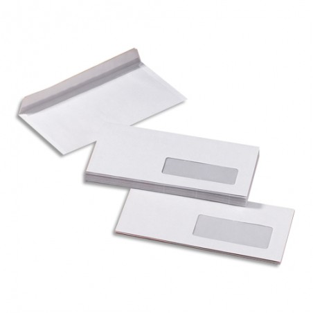 PERGAMY Boîte de 500 enveloppes Blanches 80g C5 162x229 mm auto-adhésives