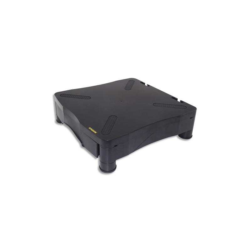 KINEON Support moniteur Deluxe avec tiroir Noir 369D