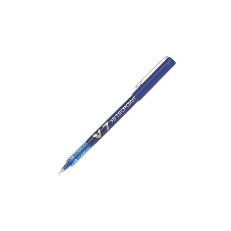 PILOT Stylo Roller pointe tubulaire 0,7 mm encre liquide Bleue HI-TECPOINT BX-V7