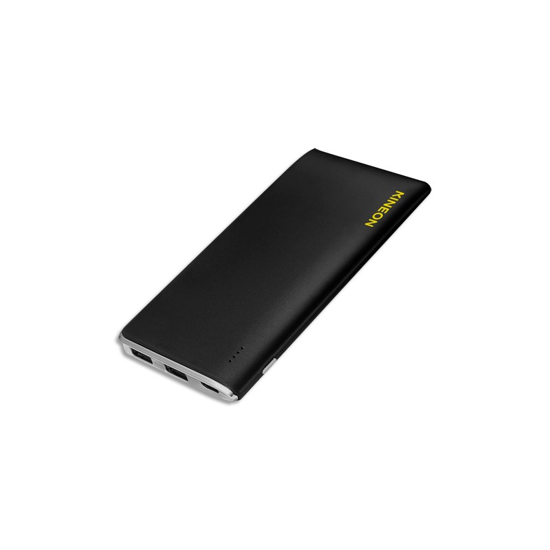 KINEON Powerbank 5000 mHa entrée micro USB sortie 2 USB Noir D5 KN311513