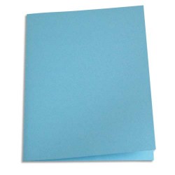 PERGAMY Paquet de 250 sous-chemises papier recyclé 60 grammes coloris Bleu
