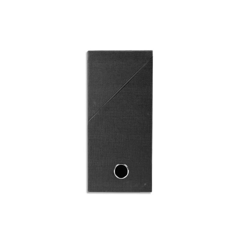 EXACOMPTA Boîte de transfert, carton rigide recouvert de papier toilé, dos 12 cm, 34x25,5 cm, Noir