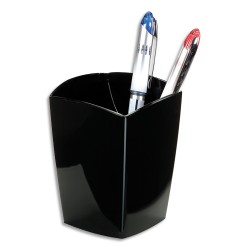 Pot à crayons en polystyrène - D7,5 cm, hauteur 10,5 cm coloris Noir