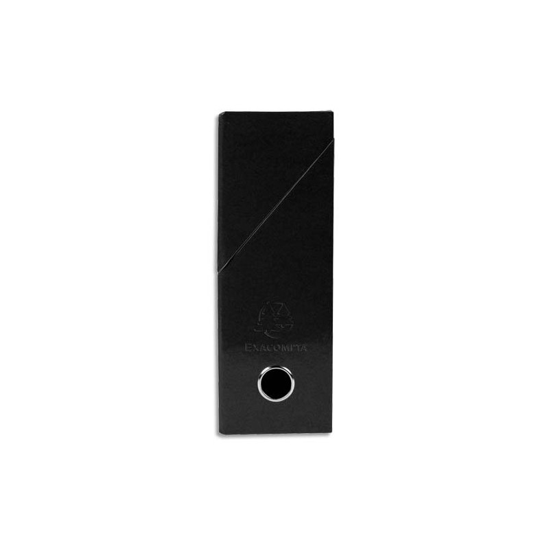 EXACOMPTA Boîte de transfert Iderama, carte lustrée pelliculée, dos 9,5 cm, 34x26 cm, coloris Noir