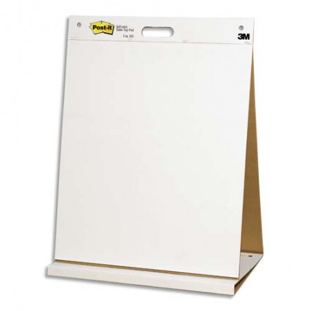 POST-IT Lot de 2 paperboards repositionnables (Meeting-chart) format 63,5x77,4 cm - 30 feuilles recyclées