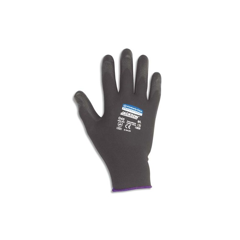 KIMBERLY Paire de gants Kleenguard textile enduit en polyuréthane T9