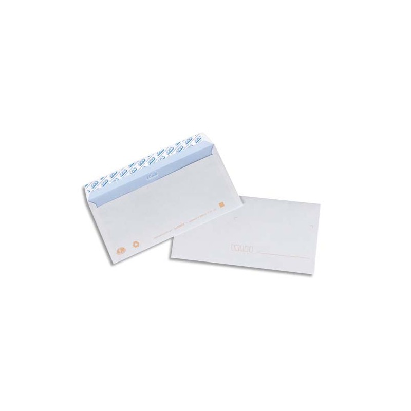 GPV Boîte de 500 enveloppes auto-adhésives 80 grammes format 110x220 mm