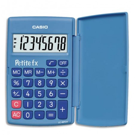 CASIO Calculatrice scientifique petite FX Bleu CSBTSPFXB