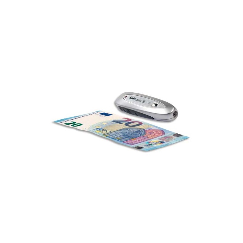 SAFESCAN 35 Detecteur faux billets ultra compact double vérification 10x10 cm 112-0267