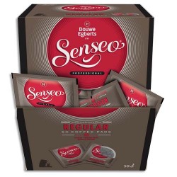 SENSEO Boîte distributrice de 50 dosettes de café moulu Regular emballées individuellement 350g
