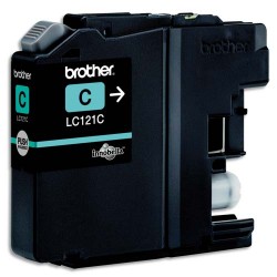 BROTHER Cartouche Jet d'encre Cyan LC121C