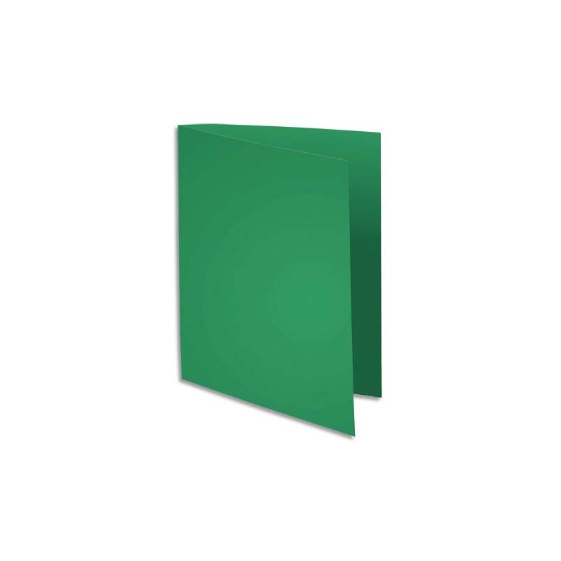 EXACOMPTA Paquet de 100 sous chemises FLASH 80 gr coloris Vert foncé, 100% recyclé