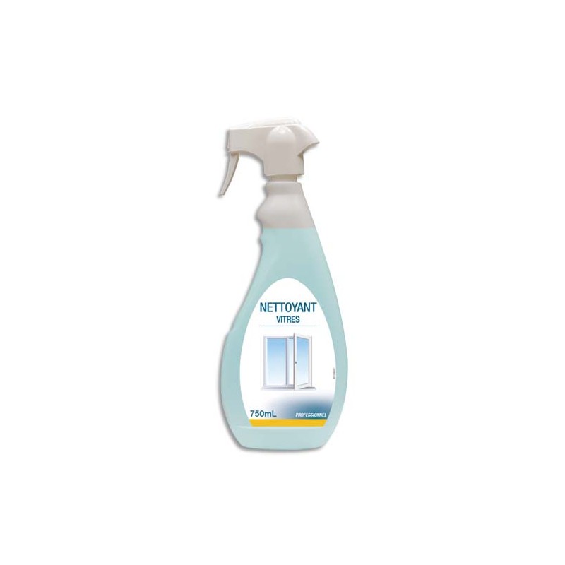 Spray 750 ml Nettoyant pour les vitres et surfaces modernes, dégraisse et nettoie