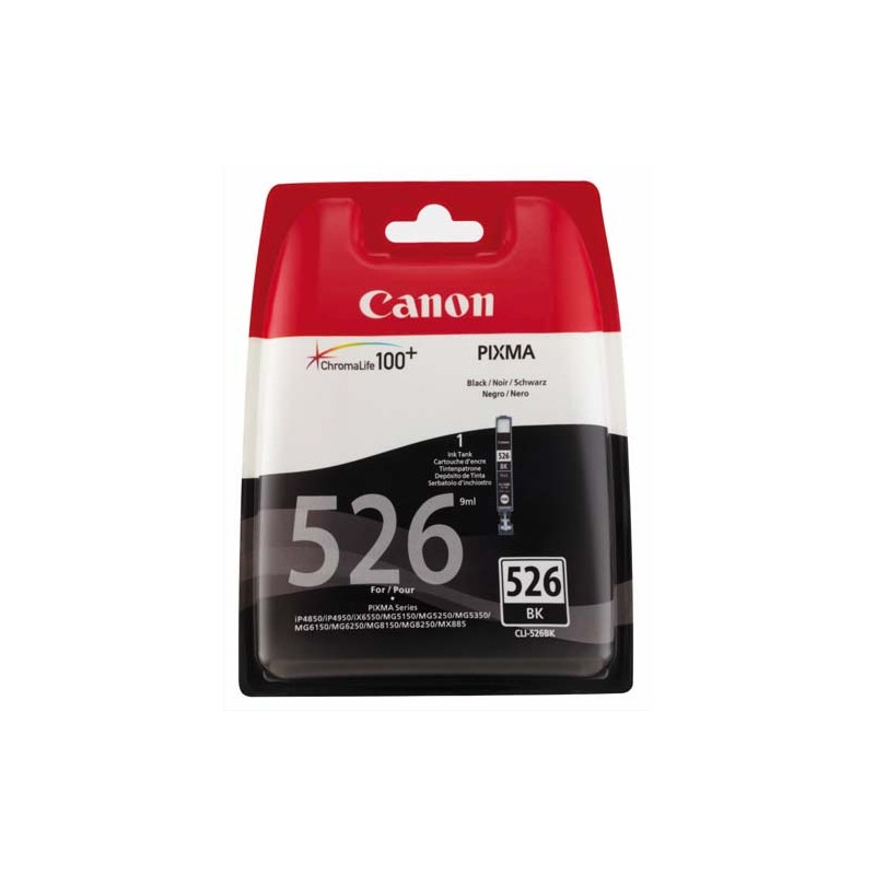 CANON Cartouche Jet d'encre Noir CLI526BK 4540B001AA