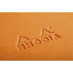 RHODIA Carnet RHODIArama 14,8x21cm 192 pages lignées. Couverture rembordée Orange