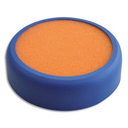 WONDAY Mouilleur éponge diamètre 80 mm, base plastique coloris Orange