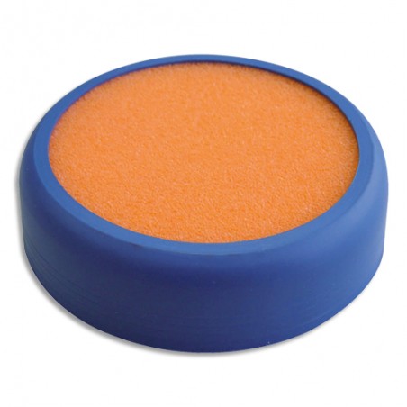 WONDAY Mouilleur éponge diamètre 80 mm, base plastique coloris Orange