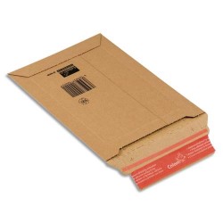 COLOMPAC Pochette d'expédition rigide en carton brun - Format B4 : 29 x 40 cm, hauteur 5 cm