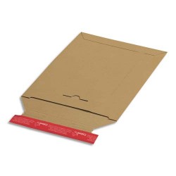 COLOMPAC Pochette d'expédition en carton brun B5+, format 21 x 26,5 cm, hauteur jusque 3 cm