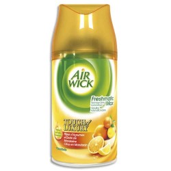 AIR WICK Recharge 250ml parfum plaisirs agrumes et zeste de mandarine pour diffuseur Freshmatic