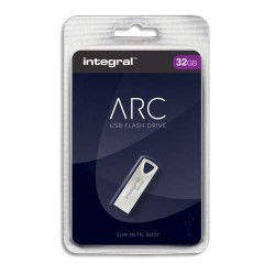 INTEGRAL Clé USB 2.0 Métal ARC 32Go INFD32GBARC