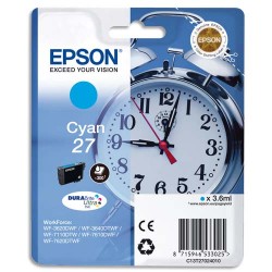 EPSON Cartouche Jet d'encre Cyan C13T27024010