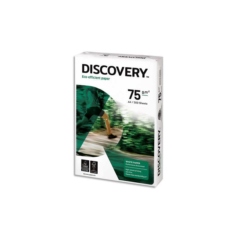 DISCOVERY Ramette 500 feuilles papier Blanc Discovery A4 75G CIE 161