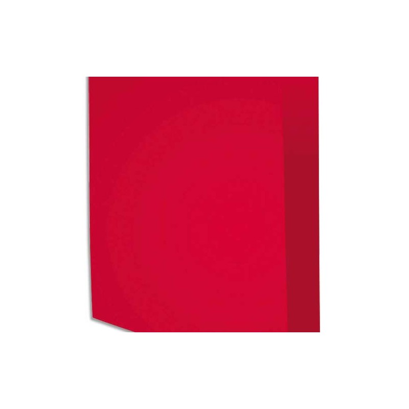 EXACOMPTA Paquet de 100 chemises ROCK'S en carte 210 grammes coloris framboise