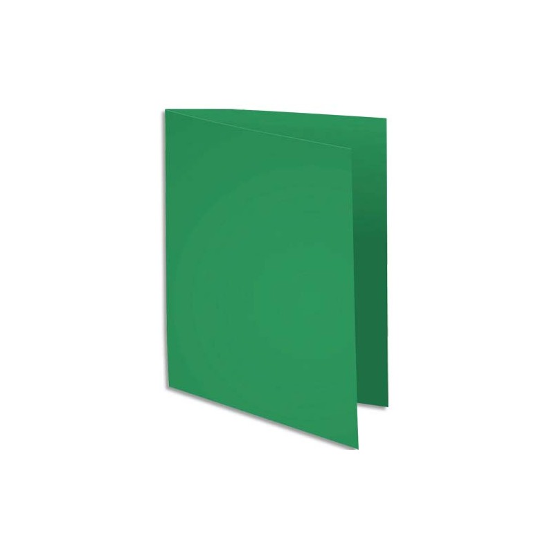 EXACOMPTA Paquet de 100 chemises ROCK'S en carte 210 grammes coloris Vert sapin