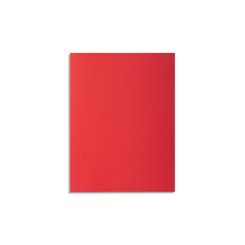 EXACOMPTA Paquet de 100 sous-chemises ROCK'S en carte 80 grammes coloris Rouge