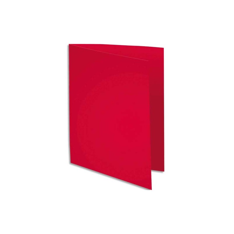 EXACOMPTA Paquet de 100 sous-chemises ROCK'S en carte 80 grammes coloris framboise