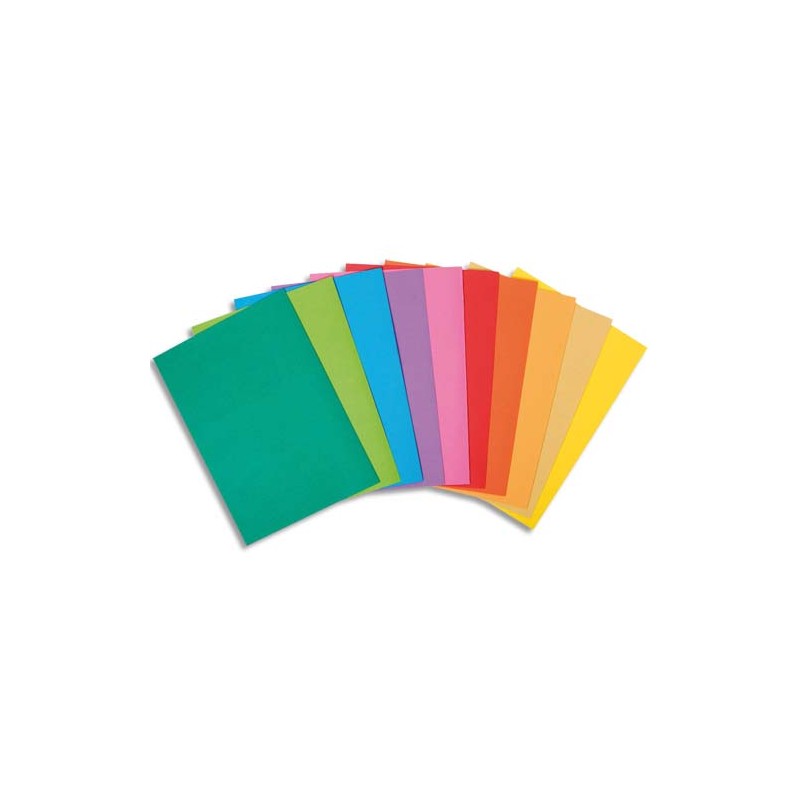 EXACOMPTA Paquet de 30 sous-chemises ROCK'S en carte 80 grammes coloris assortis
