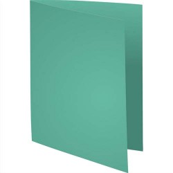 EXACOMPTA Paquet de 100 chemises SUPER 250 en carte 210 grammes coloris Vert clair