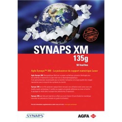 INAPA Boîte de 50 feuilles papier synthétique polyester Blanc SYNAPS XM A4 135g