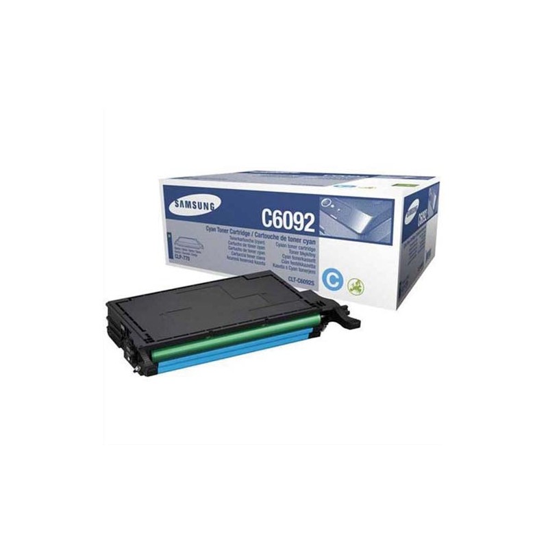 SAMSUNG Cartouche Laser Cyan pour imprimante CLP-770/775 - CLT-C6092S