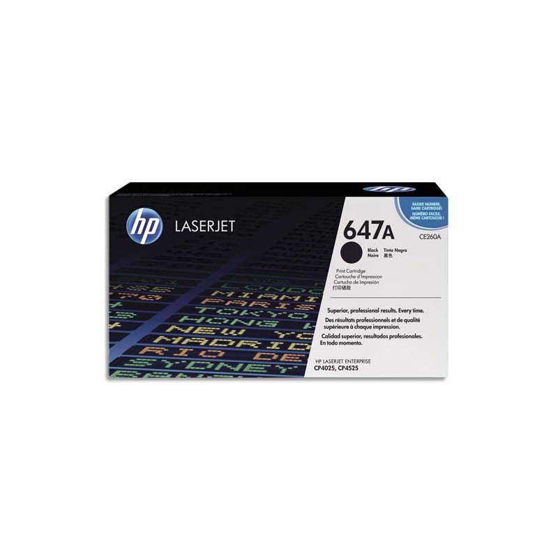 HP Cartouche Laser Noir CE260A