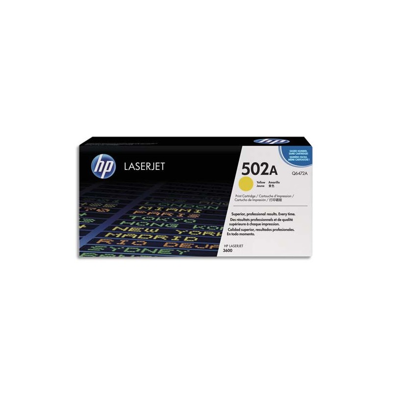 HP Cartouche Laser Jaune Q6472A