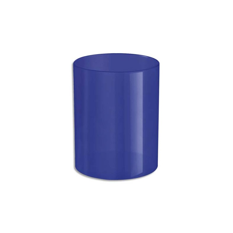 WONDAY Pot à crayons en polystyrène. Dim (Øxh) : 6,8 x 8,6 cm. Coloris Bleu